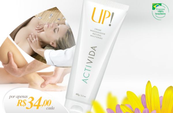 ACTIVIDA creme masageador natural multiervas UP!